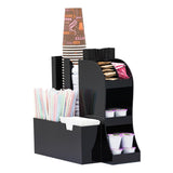 11 Compartment Condiment Organizer for Cups, Lid and Napkins