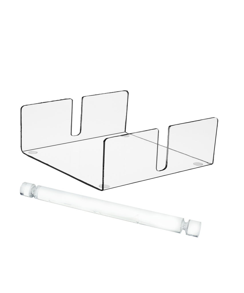 Clear Acrylic Flat Napkin Holder for outdoors or indoors