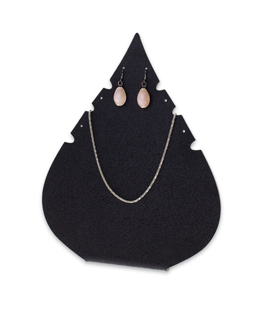 Necklace and Earring Jewelry Busts, Leaf Shape