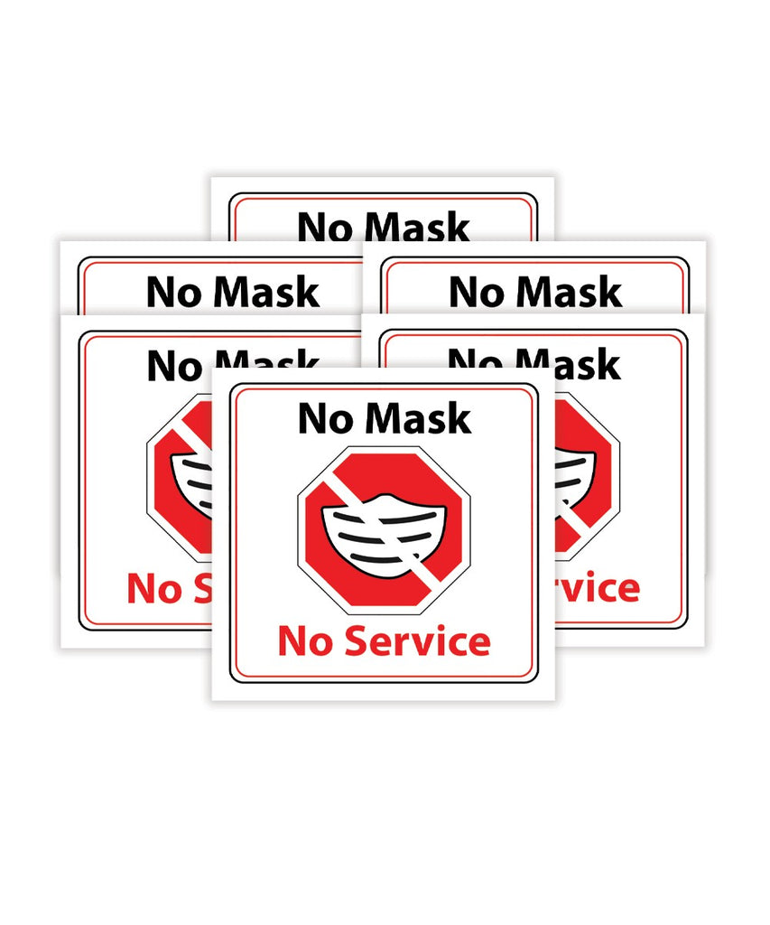 Wash Hands, Wear a mask, Social Distancing Signs