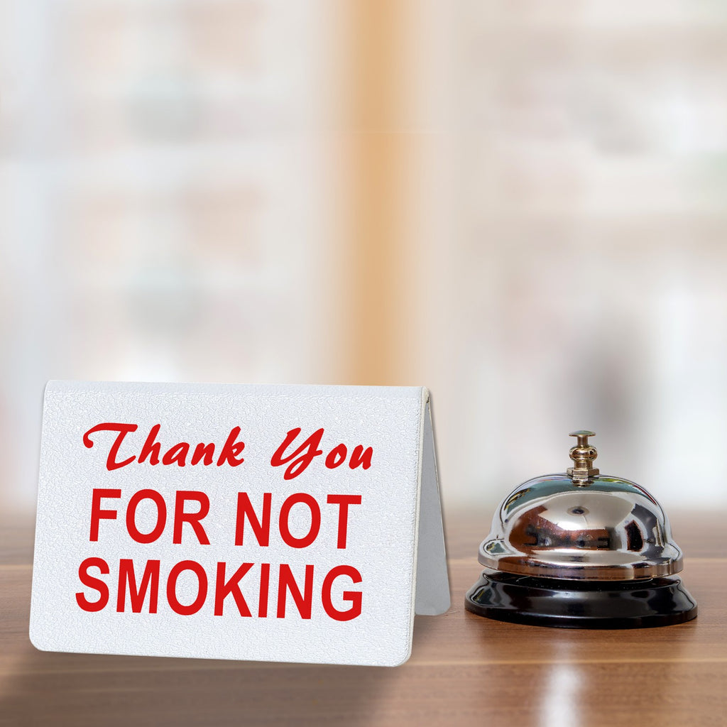 Thank You For Not Smoking Sign