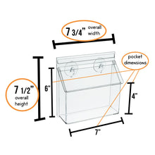 Load image into Gallery viewer, Postcard Holder with Lid for Outdoor Use, Window Glass Mount