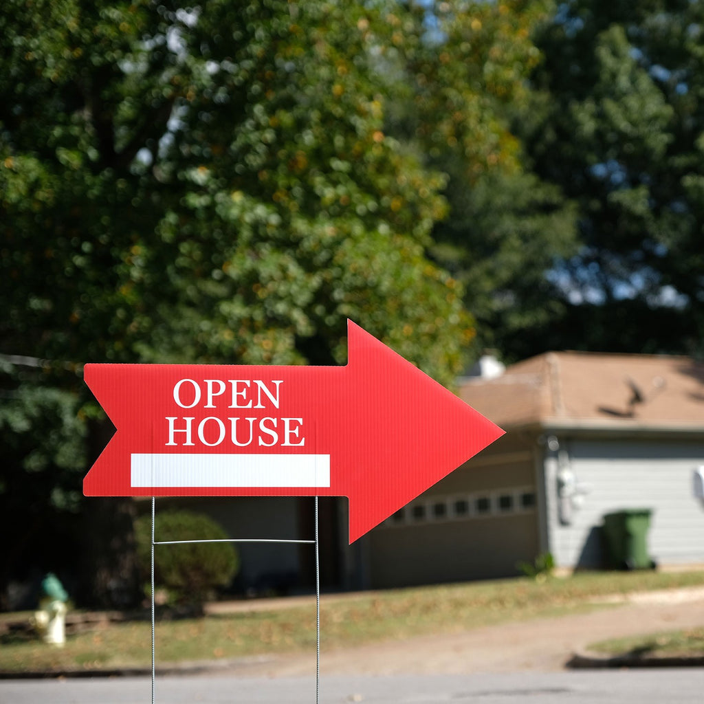 Open House Directional Sign