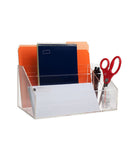 Acrylic Desktop Organizer for laptops, notebooks, files, pens/pencils