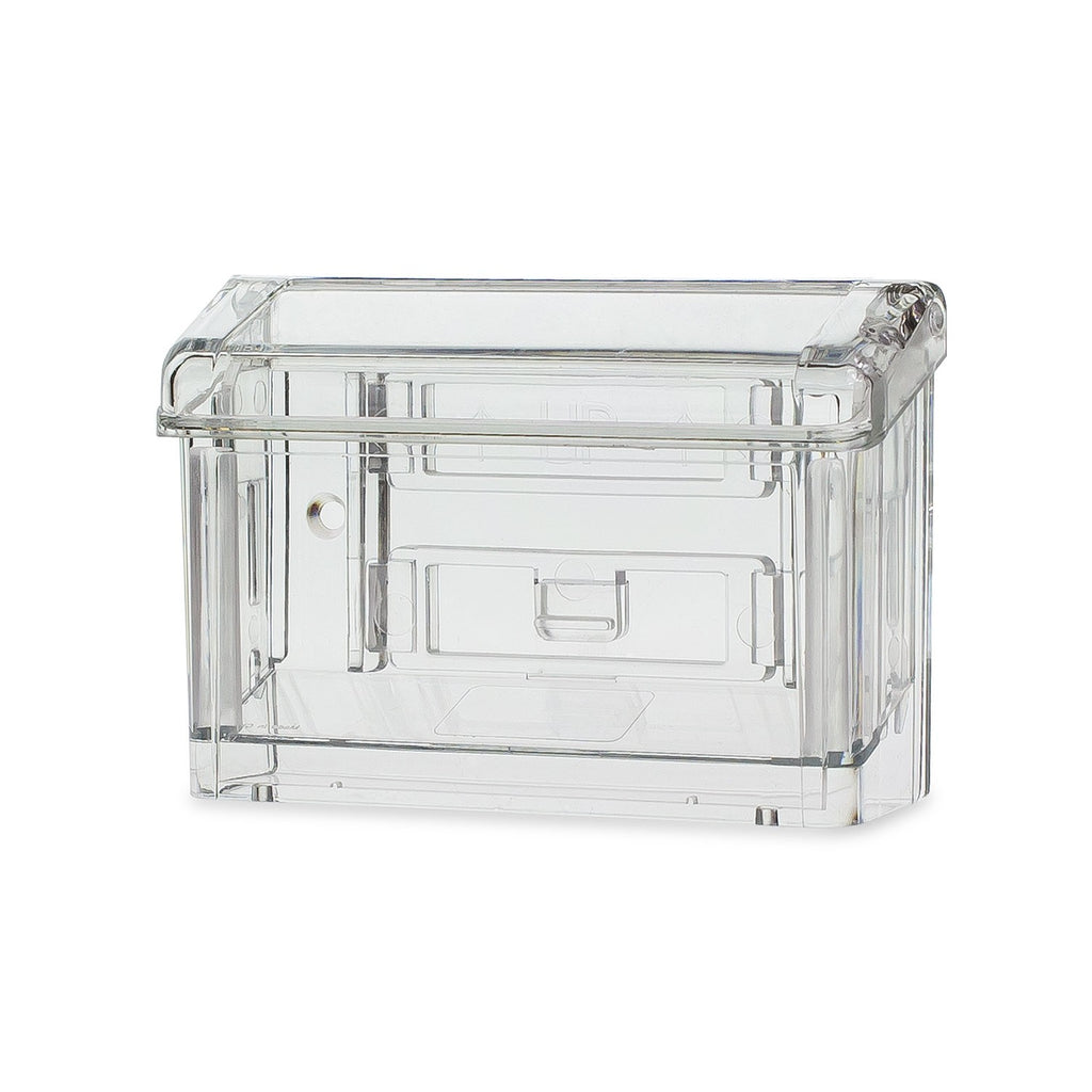 4" x 9" Outdoor Trifold Brochure Holder, White