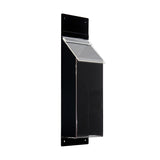 1-Pocket Outdoor Brochure Holder with Lid, Black