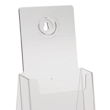 Load image into Gallery viewer, Premium Trifold Brochure Holder with Keyhole, 4" x 9"
