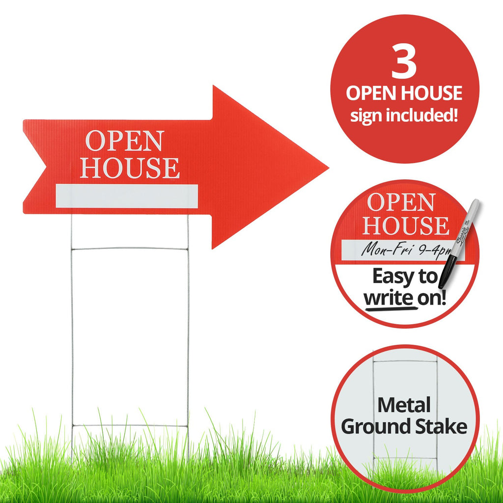 Open House Directional Sign