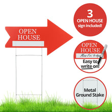 Load image into Gallery viewer, Open House Directional Sign