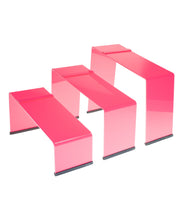 Load image into Gallery viewer, Shoe Display Risers in Set of 3 with Non Slip Rubber - Available in All Colors