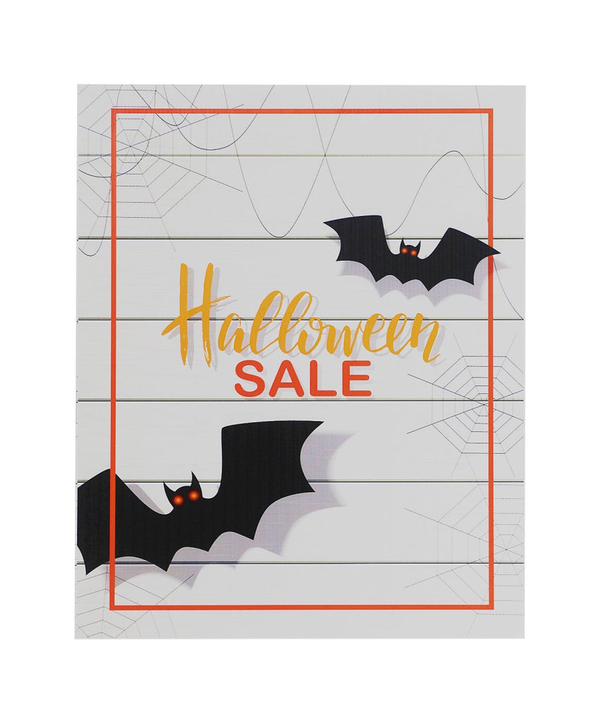 8.5" x 11" "Halloween Sale" Seasonal Sign