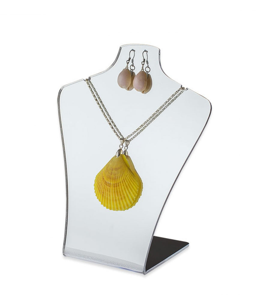 Necklace and Earring Jewelry Busts, Stand Up