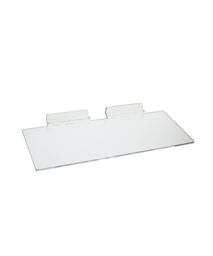 Clear Slotwall Showcase Shelf