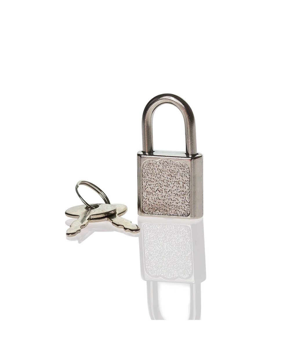 Silver Lock and Key 