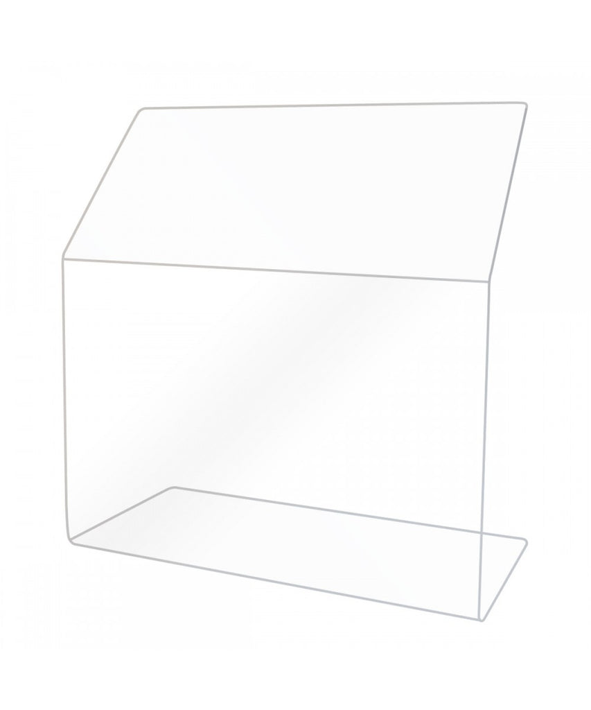 Impact Resistant Acrylic Sneeze Guard and Splash Shield Barrier Divider