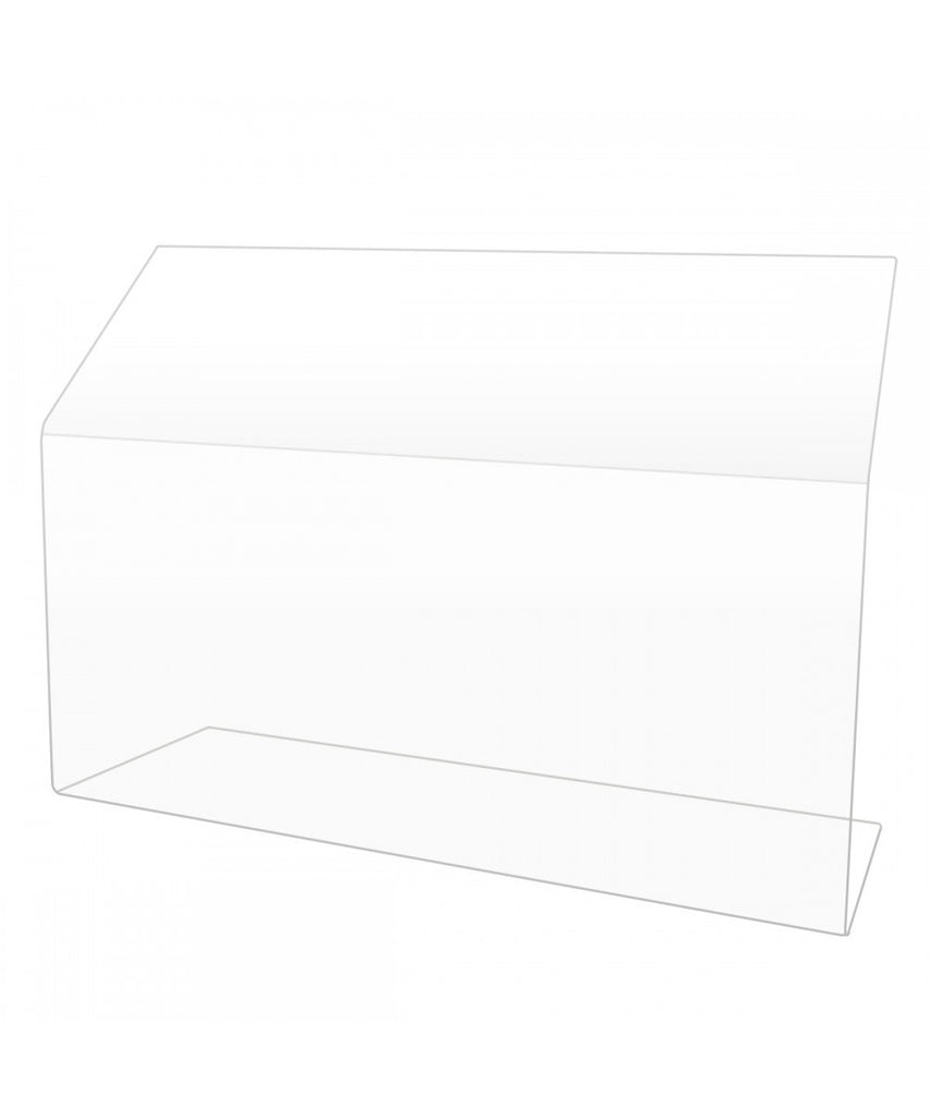 Impact Resistant Acrylic Sneeze Guard and Splash Shield Barrier Divider