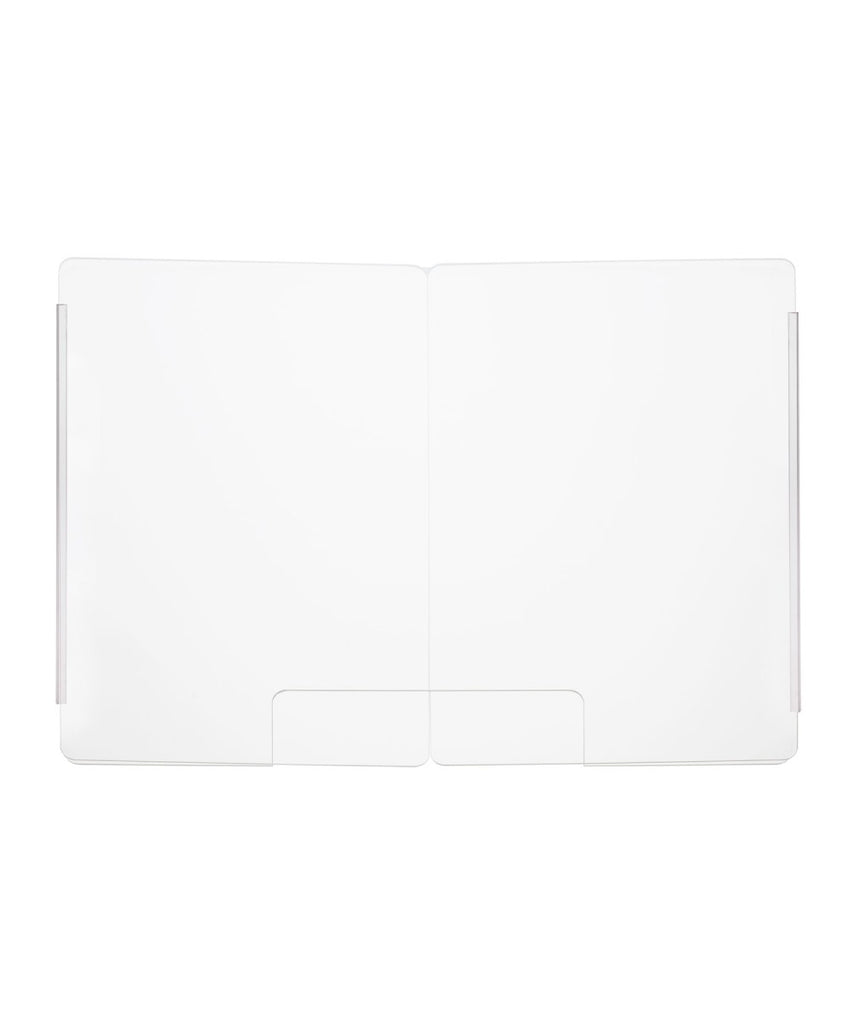 Portable Sneeze Guard, Fold-able Clear Acrylic Plexiglass Shield