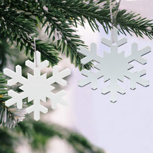 Load image into Gallery viewer, Snowflake Christmas Ornaments, 6 Pieces