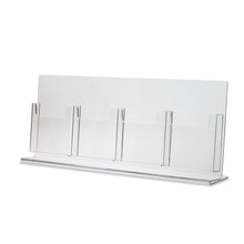 Load image into Gallery viewer, Trifold Brochure Holder for 4" x 9" Brochure, 4 Pocket