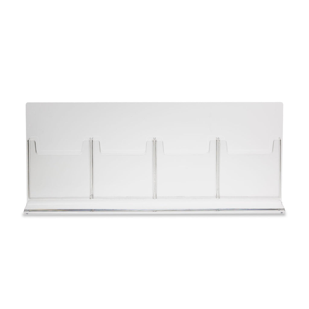 Trifold Brochure Holder for 4" x 9" Brochure, 4 Pocket