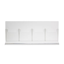 Load image into Gallery viewer, Trifold Brochure Holder for 4" x 9" Brochure, 4 Pocket