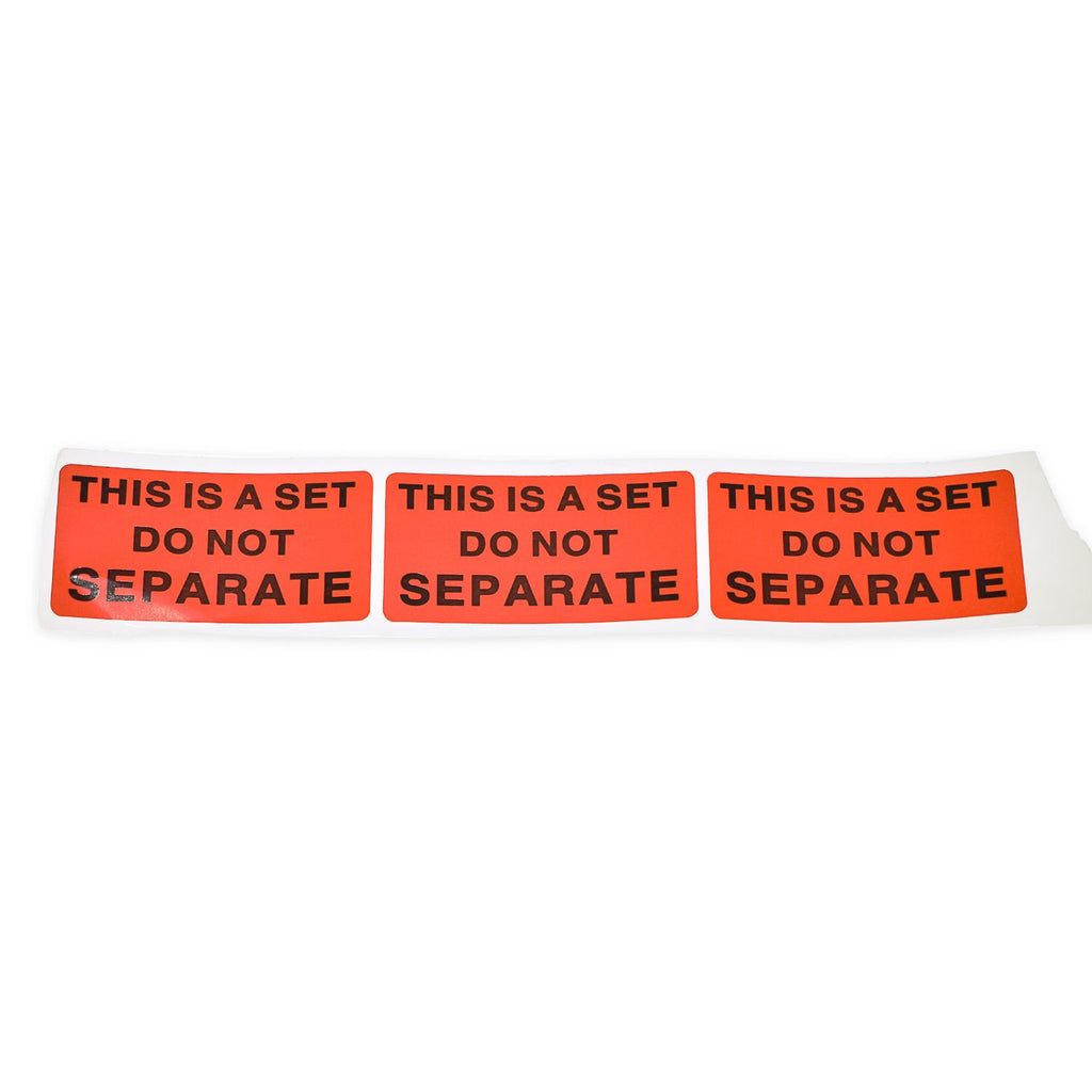This Is A Set Do Not Separate Sticker Labels, 1 Roll of 500 labels