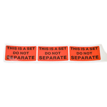 Load image into Gallery viewer, This Is A Set Do Not Separate Sticker Labels, 1 Roll of 500 labels