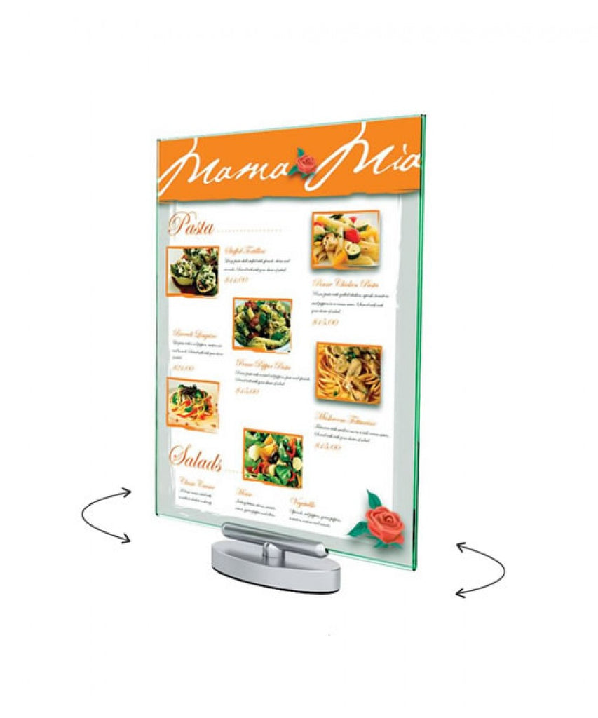 Swivel Menu Stand Sign Holder