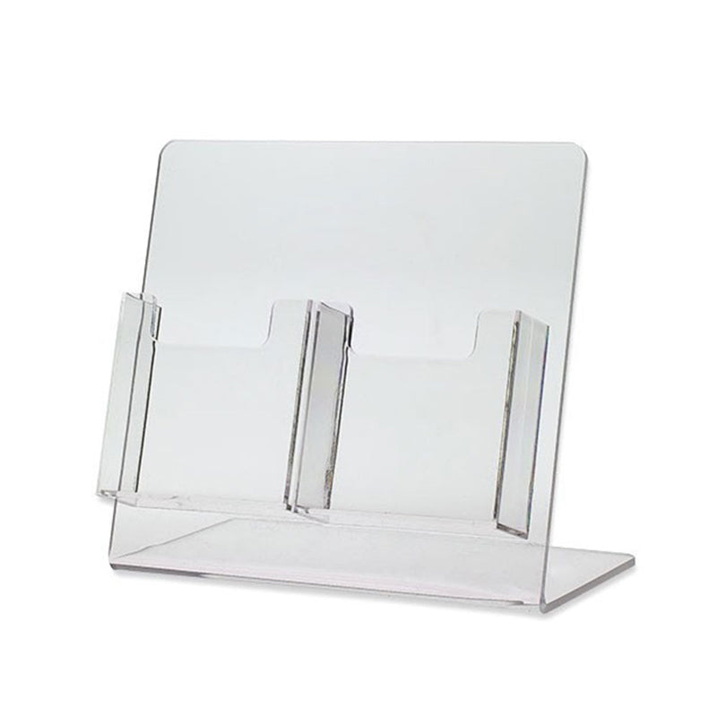 2 pocket vertical business card holder