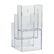 Load image into Gallery viewer, 3-Tier Trifold Brochure with Business Card Holder