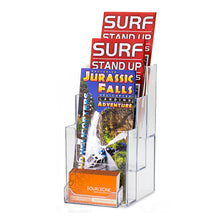 Load image into Gallery viewer, 3-Tier Trifold Brochure with Business Card Holder