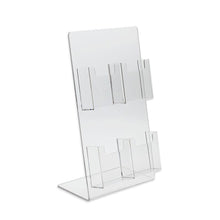 Load image into Gallery viewer, 4 Pocket Tall Vertical Business Card Display Stand Holder