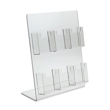 Load image into Gallery viewer, 6 Pocket Vertical Business Card Display Stand Holder