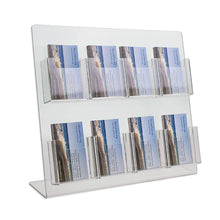 Load image into Gallery viewer, 8 Pocket Vertical Business Card Display Stand Holder