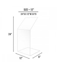 Load image into Gallery viewer, Impact Resistant Acrylic Sneeze Guard and Splash Shield Barrier Divider