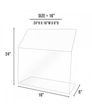 Load image into Gallery viewer, Impact Resistant Acrylic Sneeze Guard and Splash Shield Barrier Divider