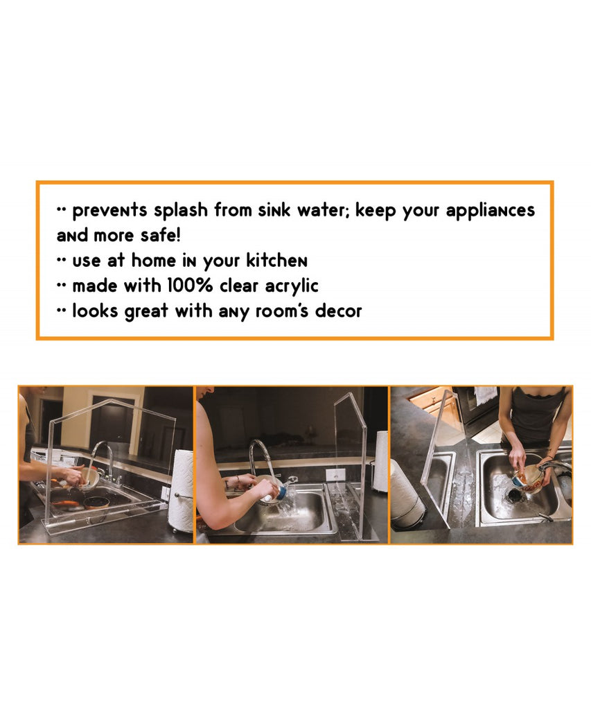 Splash Guard Sneeze Guard Acrylic Barrier Divider