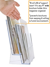 Load image into Gallery viewer, Brochure Support Insert for High Humidity Environments - Many Sizes!