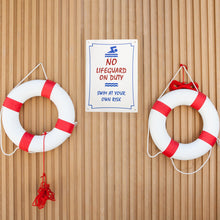 Load image into Gallery viewer, No Lifeguard On Duty Sign