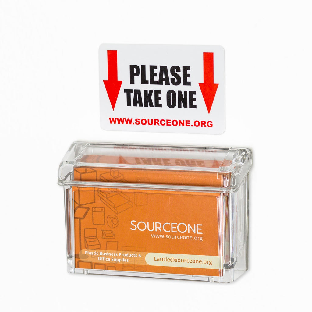 Magnetic Outdoor Business Card Box with Lid