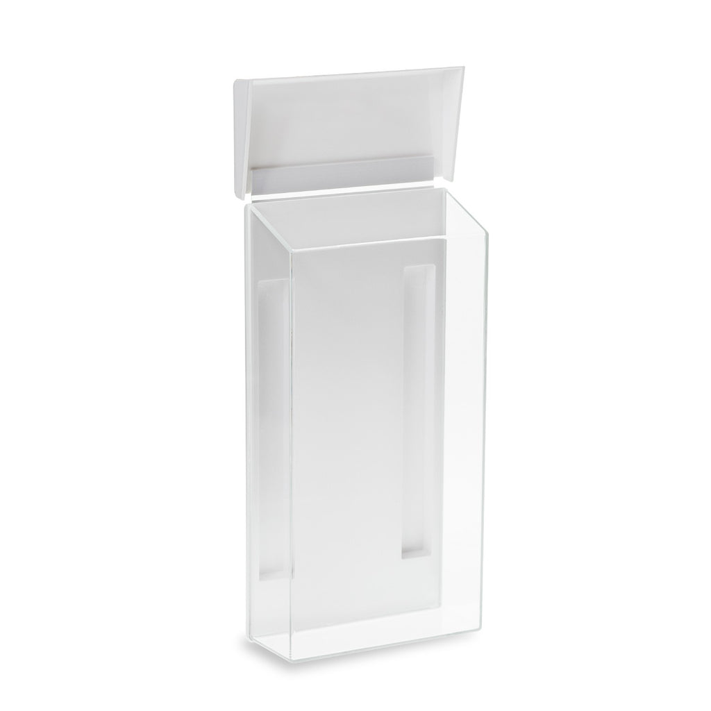 4" x 9" Outdoor Trifold Brochure Holder, White