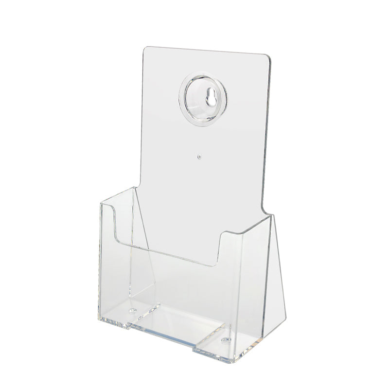 Premium Trifold Brochure Holder with Keyhole, 4" x 9"