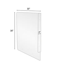 Load image into Gallery viewer, Restroom Urinal Divider & Partition - Available in Clear, White and Black