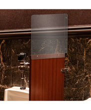 Load image into Gallery viewer, Restroom Urinal Divider & Partition - Available in Clear, White and Black