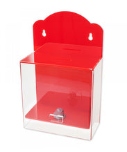 Load image into Gallery viewer, Wall Mount Donation Box with Clear Face