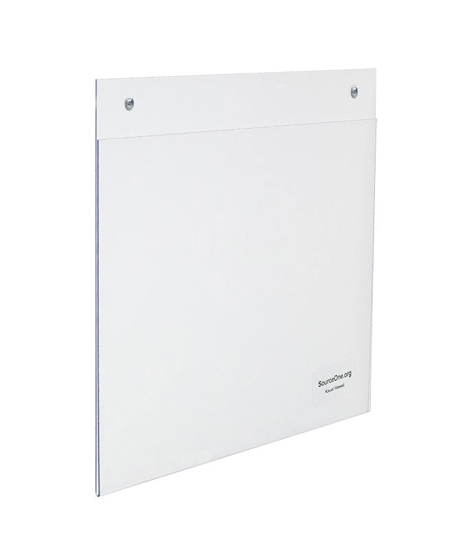 Clear Acrylic Wall Mount Sign Holders