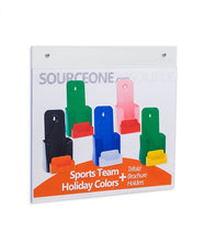 Load image into Gallery viewer, Clear Acrylic Wall Mount Sign Holders