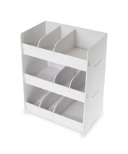 Load image into Gallery viewer, white condiment organizer 3 tier 