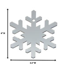 Load image into Gallery viewer, Snowflake Christmas Ornaments, 6 Pieces