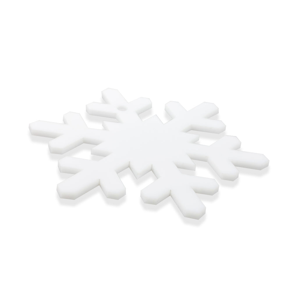 Snowflake Christmas Ornaments, 6 Pieces